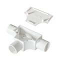 20mm PVC Conduit Fittings Inspection Tee Without Pollution